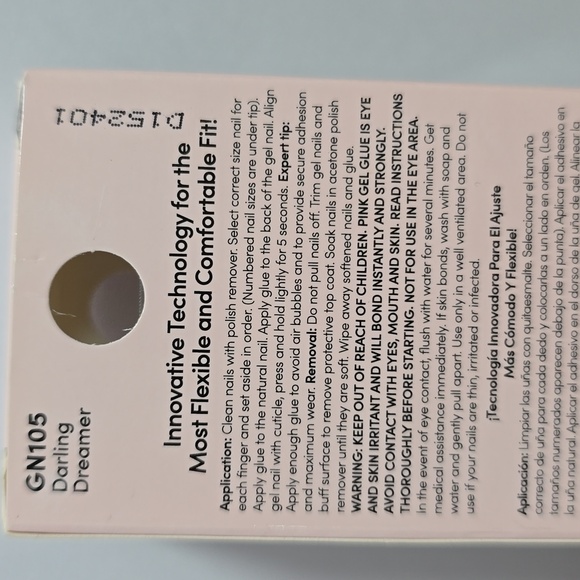 Dashing Diva NailBliss Salon Gel Nails Extra Long Length Brand New Nude Pink - Picture 4 of 4